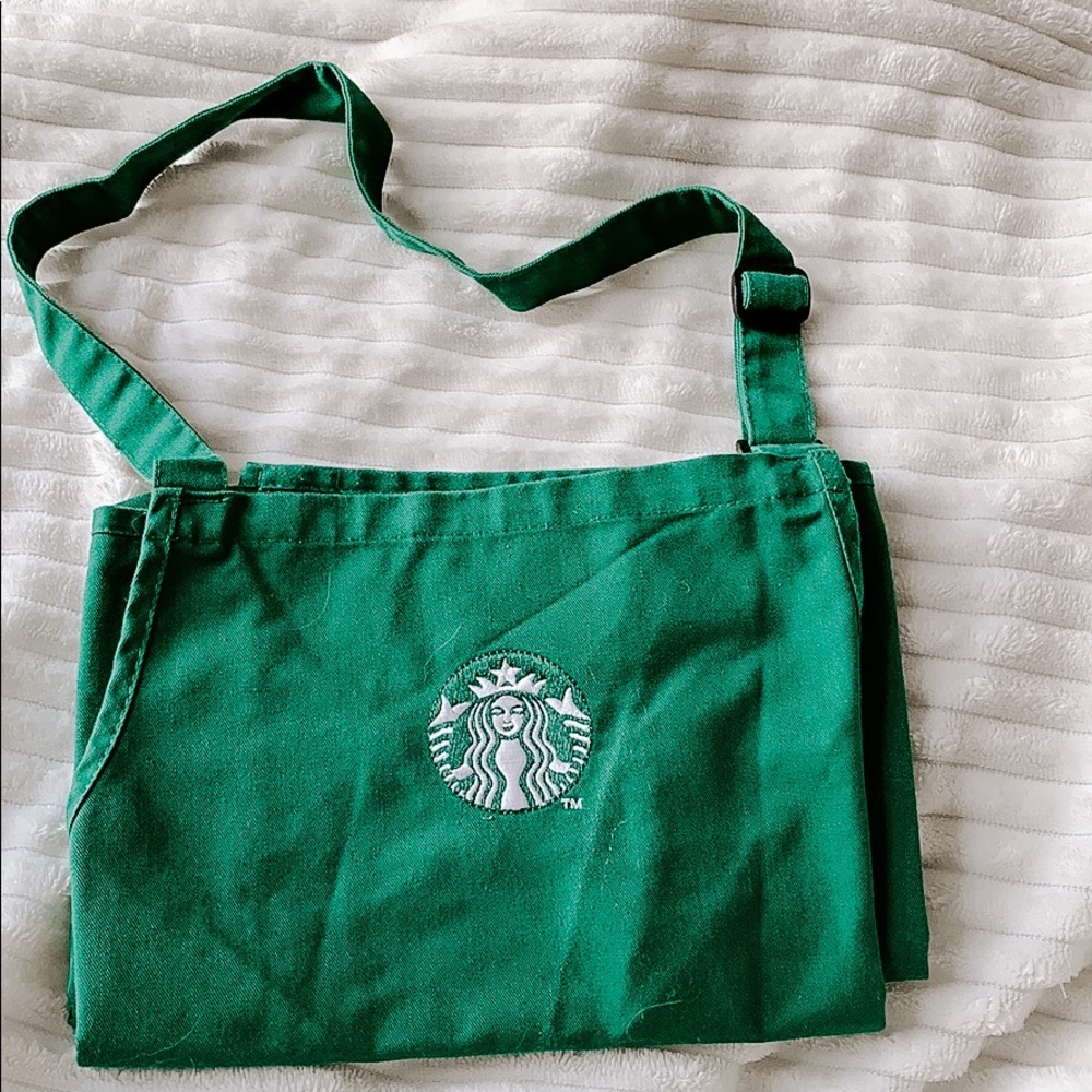 Starbucks green apron